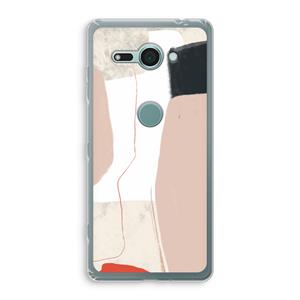 CaseCompany Lava: Sony Xperia XZ2 Compact Transparant Hoesje