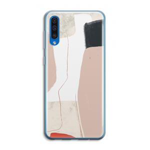 CaseCompany Lava: Samsung Galaxy A50 Transparant Hoesje