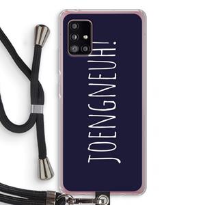 CaseCompany Joengneuh!: Samsung Galaxy A51 5G Transparant Hoesje met koord
