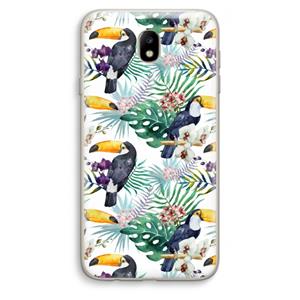 CaseCompany Tukans: Samsung Galaxy J7 (2017) Transparant Hoesje