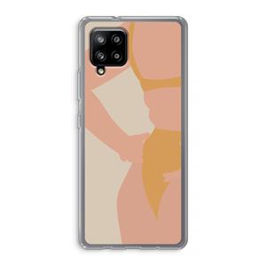 CaseCompany Bikini body: Samsung Galaxy A42 5G Transparant Hoesje