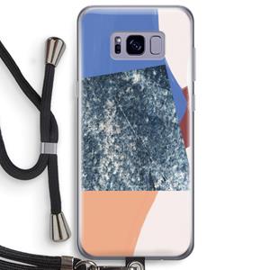 CaseCompany Billy: Samsung Galaxy S8 Plus Transparant Hoesje met koord
