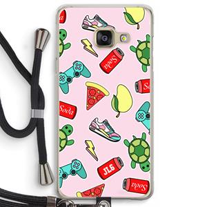 CaseCompany Things Jamie Loves: Samsung Galaxy A3 (2016) Transparant Hoesje met koord