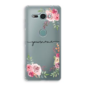 CaseCompany Rozen: Sony Xperia XZ2 Compact Transparant Hoesje