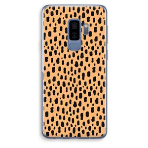 CaseCompany Panter: Samsung Galaxy S9 Plus Transparant Hoesje