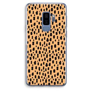 CaseCompany Panter: Samsung Galaxy S9 Plus Transparant Hoesje