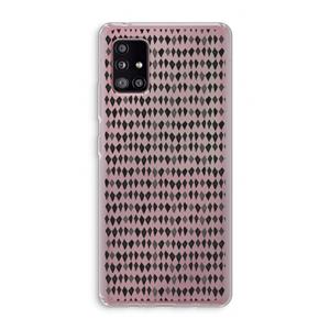 CaseCompany Crazy shapes: Samsung Galaxy A51 5G Transparant Hoesje