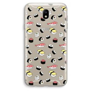 CaseCompany Sushi time: Samsung Galaxy J7 (2017) Transparant Hoesje