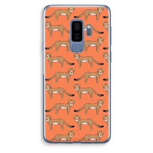 CaseCompany Cheetah: Samsung Galaxy S9 Plus Transparant Hoesje