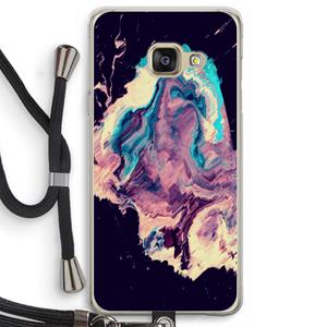 CaseCompany Cosmic Silence: Samsung Galaxy A3 (2016) Transparant Hoesje met koord