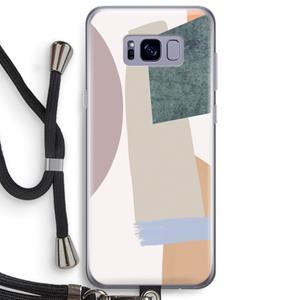 CaseCompany Lindo: Samsung Galaxy S8 Plus Transparant Hoesje met koord