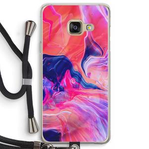 CaseCompany Earth And Ocean: Samsung Galaxy A3 (2016) Transparant Hoesje met koord