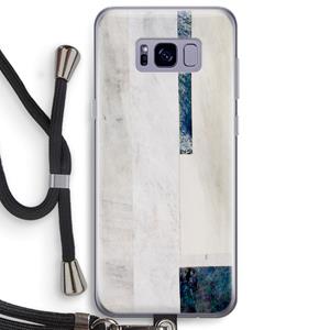 CaseCompany Meet you there: Samsung Galaxy S8 Plus Transparant Hoesje met koord