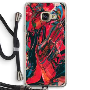 CaseCompany Endless Descent: Samsung Galaxy A3 (2016) Transparant Hoesje met koord