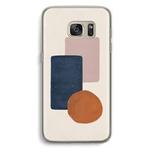 CaseCompany Geo #3: Samsung Galaxy S7 Transparant Hoesje