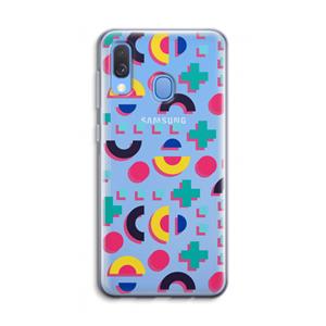 CaseCompany 8-bit N°2: Samsung Galaxy A40 Transparant Hoesje