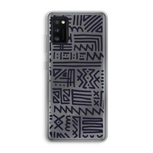 CaseCompany Marrakech print: Samsung Galaxy A41 Transparant Hoesje