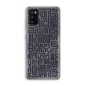 CaseCompany Moroccan Print: Samsung Galaxy A41 Transparant Hoesje