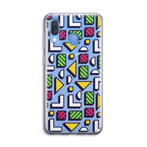 CaseCompany 8-bit N°4: Samsung Galaxy A40 Transparant Hoesje