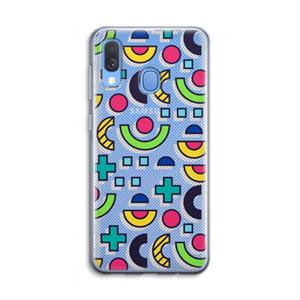 CaseCompany 8-bit N°6: Samsung Galaxy A40 Transparant Hoesje