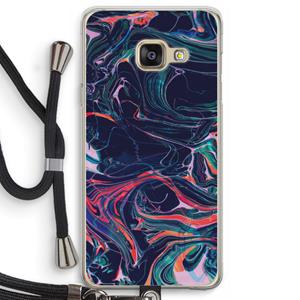 CaseCompany Light Years Beyond: Samsung Galaxy A3 (2016) Transparant Hoesje met koord