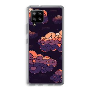 CaseCompany Patroon Wolken: Samsung Galaxy A42 5G Transparant Hoesje