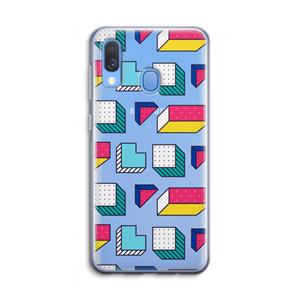 CaseCompany 8-bit N°7: Samsung Galaxy A40 Transparant Hoesje