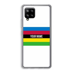 CaseCompany WK Wielrennen: Samsung Galaxy A42 5G Transparant Hoesje