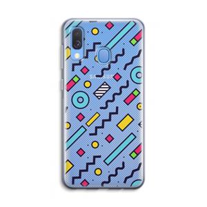 CaseCompany 8-bit N°8: Samsung Galaxy A40 Transparant Hoesje