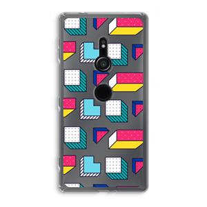 CaseCompany 8-bit N°7: Sony Xperia XZ2 Transparant Hoesje