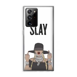 CaseCompany Slay All Day: Samsung Galaxy Note 20 Ultra / Note 20 Ultra 5G Transparant Hoesje