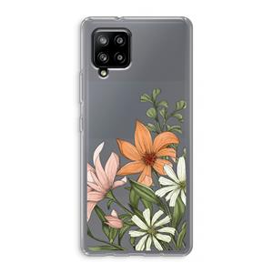 CaseCompany Floral bouquet: Samsung Galaxy A42 5G Transparant Hoesje