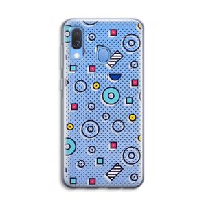 CaseCompany 8-bit N°9: Samsung Galaxy A40 Transparant Hoesje