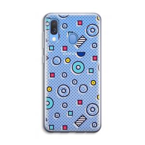 CaseCompany 8-bit N°9: Samsung Galaxy A40 Transparant Hoesje