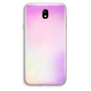 CaseCompany Flow mist pastel: Samsung Galaxy J7 (2017) Transparant Hoesje
