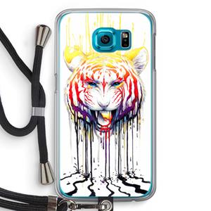 CaseCompany Fading: Samsung Galaxy S6 Transparant Hoesje met koord