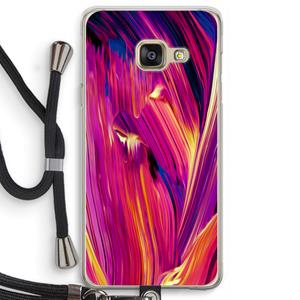 CaseCompany Phoenix: Samsung Galaxy A3 (2016) Transparant Hoesje met koord