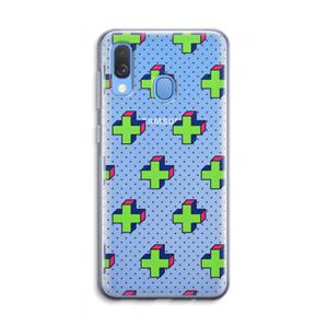 CaseCompany 8-bit N°10: Samsung Galaxy A40 Transparant Hoesje