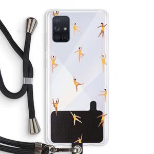 CaseCompany Dans #2: Samsung Galaxy A71 Transparant Hoesje met koord