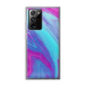 CaseCompany Zweverige regenboog: Samsung Galaxy Note 20 Ultra / Note 20 Ultra 5G Transparant Hoesje