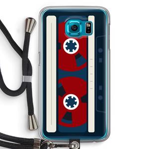CaseCompany Here's your tape: Samsung Galaxy S6 Transparant Hoesje met koord