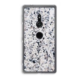 CaseCompany Gespikkelde marmer: Sony Xperia XZ2 Transparant Hoesje