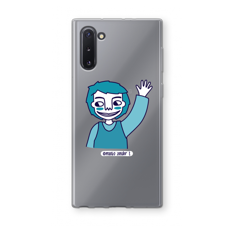 CaseCompany Zwaai: Samsung Galaxy Note 10 Transparant Hoesje
