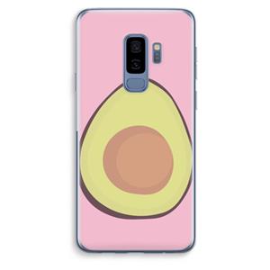 CaseCompany Avocado: Samsung Galaxy S9 Plus Transparant Hoesje