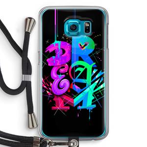 CaseCompany Dream: Samsung Galaxy S6 Transparant Hoesje met koord