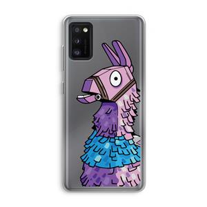 CaseCompany Lama: Samsung Galaxy A41 Transparant Hoesje