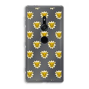 CaseCompany Leeuwenkoppen: Sony Xperia XZ2 Transparant Hoesje