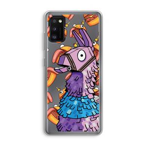CaseCompany Loot Burger: Samsung Galaxy A41 Transparant Hoesje
