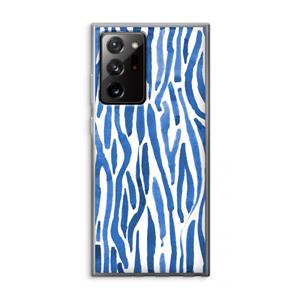 CaseCompany Blauwe nerven: Samsung Galaxy Note 20 Ultra / Note 20 Ultra 5G Transparant Hoesje