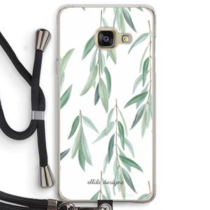 CaseCompany Branch up your life: Samsung Galaxy A3 (2016) Transparant Hoesje met koord